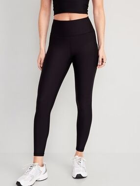 Old Navy Black High-Rise Leggings with Pockets